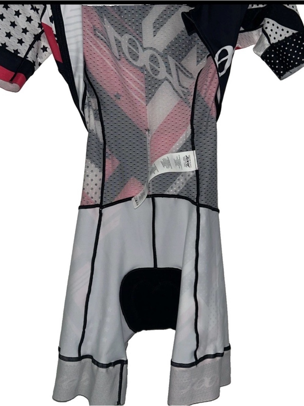 Zoot LTD Aero Team 19 Race Suit Short Sleeve Trisuit Small Compression Cycling - Picture 4 of 6